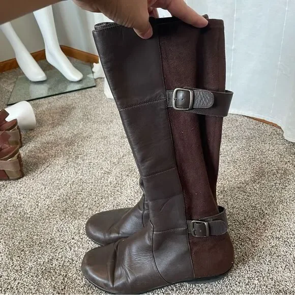Dansko Odessa Brown Leather Knee High Boots - sz 40 - Picture 9 of 9